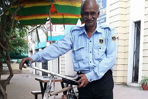 Watch: ATM guard is all smiles after good samaritans replaced his stolen bicycle with a new one