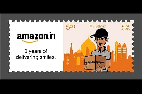 Amazon India gets its own stamp from India Post for third anniversary