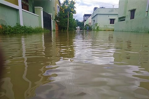Waterlogging in Ameenpur, citizens demand they should be part of GHMC