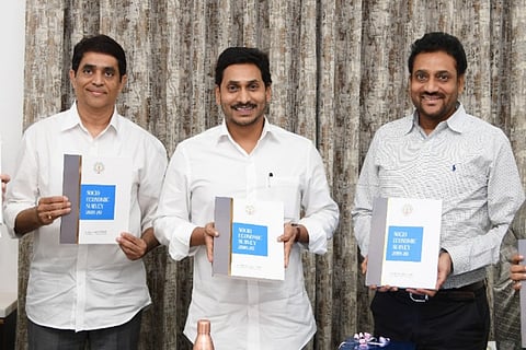 AP CM Jagan with the SES report 