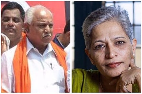 BJP pins blame for Gauri's murder on Congress govt, demands CM Siddaramaiah's resignation 