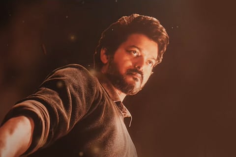 Vijay in Beast Mode song