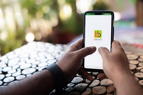 BigBasket on mobile