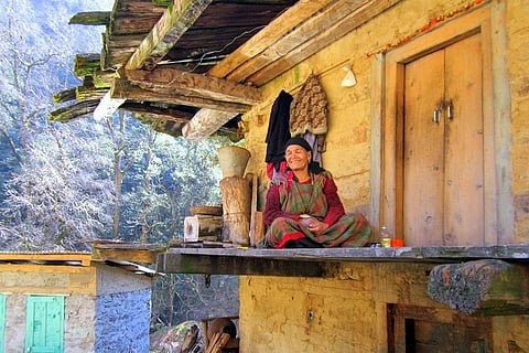 Meet Chatri Devi, the lone human living in a wildlife park on the Himalayas