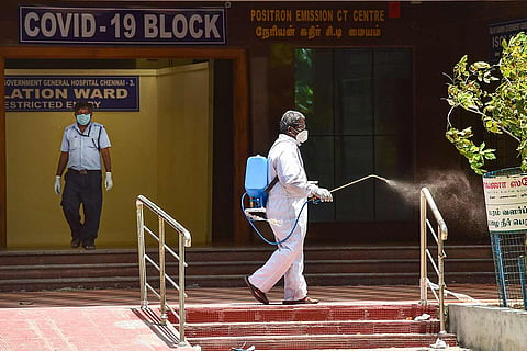 Sanitary worker in India