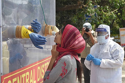 coronavirus testing in mobile van