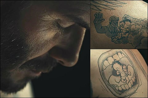 Tell it like Beckham: In tattoos, sports icon talks of abuse no child should experience
