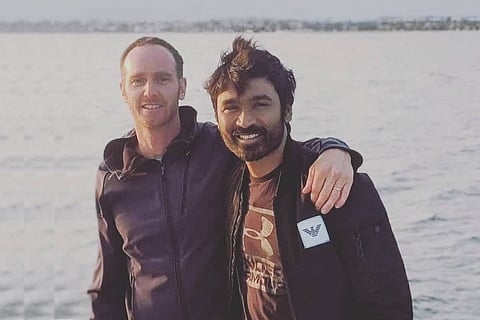 In Pics: Dhanush begins shooting for 'The Gray Man' in California