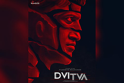 Puneeth Rajkumar in the poster of Dvitva