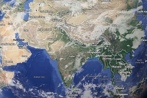 Morocco university wrongly shows undivided India map