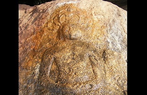 Images: Long neglected, hill near Chennai yields 9th century Jain sculpture
