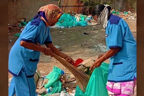 Sanitation workers
