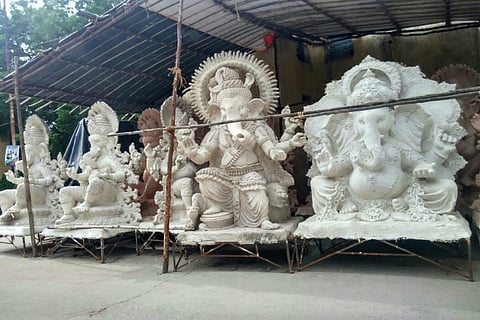 Season of uncertainty: Hyderabad’s Ganesha idol makers fear their time has passed