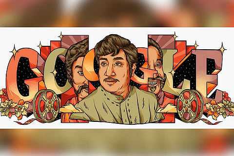 Google's special doodle on Sivaji's birth anniversary