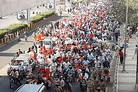 Farmer union protest in Hyderabad: Fewer people turn up as police delay permission