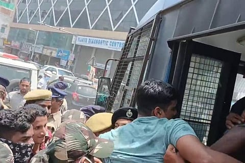 Protests in Hyderabad