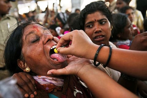 How rationalists have managed to reduce the crowd at Hyderabad's annual fish 'prasadam'