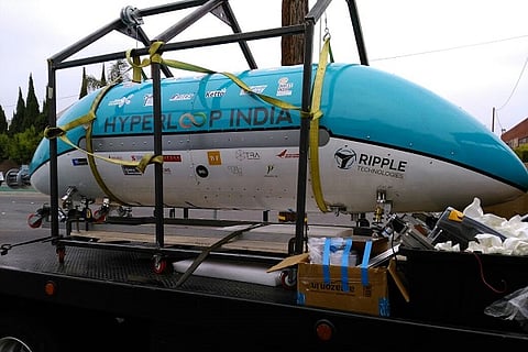 Hyperloop India's OrcaPod gets ready to go racing at SpaceX Challenge