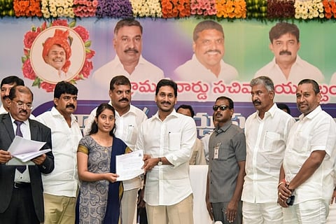 Andhra's new village secretariats to start Oct 2, Jagan hands over appointment letters