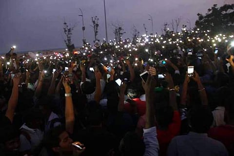 The power of people's voice: Three videos of Jallikattu protest at Marina beach