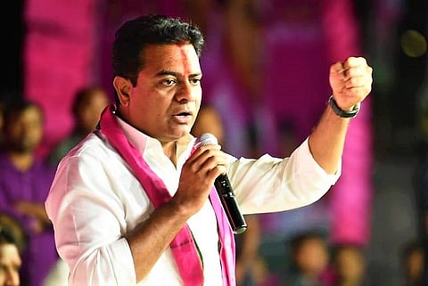 Naidu is raising doubts on EVMs due to fear of defeat, says KTR