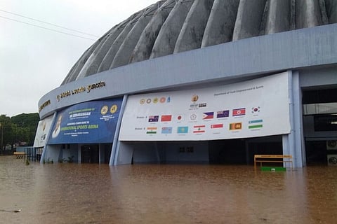 The rain flooded Bengaluru's Kanteerava Stadium once again. Here's why.