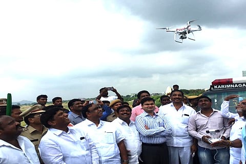 Open defecators beware: In Karimnagar there are drones waiting to catch you in the act
