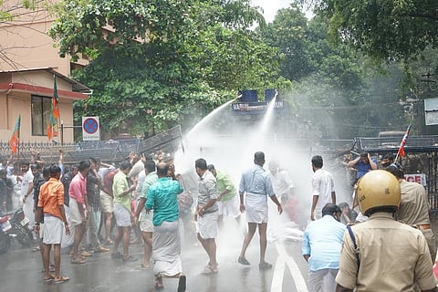 Kerala Opposition Protest 