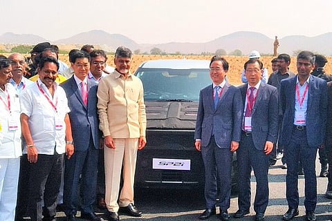 Kia Motors begins trial production at plant in Andhra, rolls out its first car