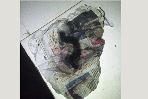 Teachers cut off children's hair, make them take it home in paper packet