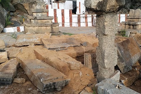  Holy site of Nava Brindavana near Karnataka's Hampi desecrated, police look for vandals