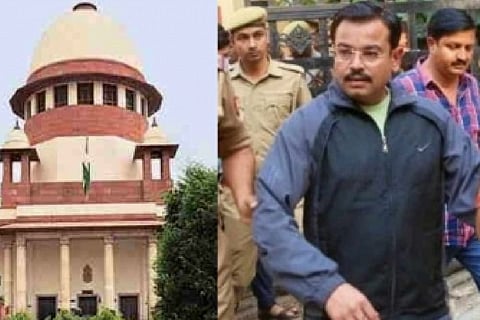 Collage of Supreme Court and Ashish Mishra