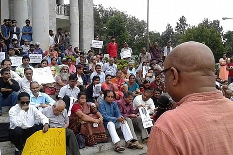 After Kalburgi, Bajrang Dal activist tells another scholar he's next, deletes tweet and says sorry