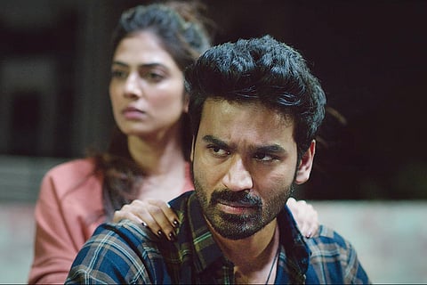 Dhanush and Malavika Mohanan in Maaran trailer