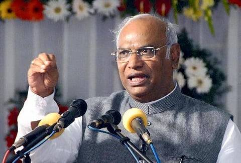 Congress president Mallikarjun Kharge