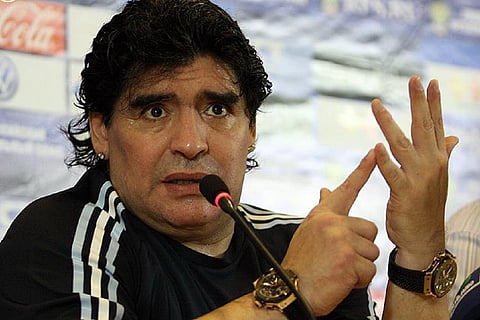 File photo of Maradona