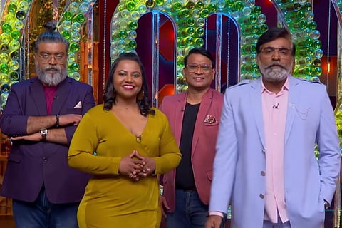 Chefs Kaushik Shankar, Aarthi Sampath and Harish Rao along with actor Vijay Sethupathi
