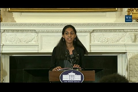 'Ma, I haven't spoken Tamil in three years': Indian-American student’s poem at White House