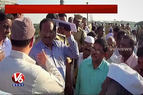 Telangana-Andhra water sharing dispute escalates as officials clash at Nagarjuna Sagar