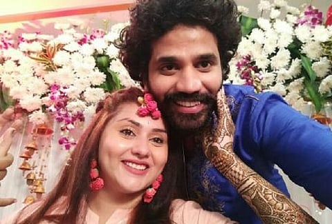 Photos: Namitha glows in mehendi ceremony, to marry boyfriend Veerandra in Tirupati