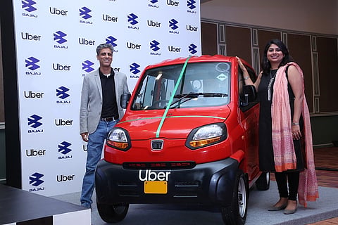 Uber ties up with Bajaj Auto to launch CNG-run passenger vehicle in Bengaluru