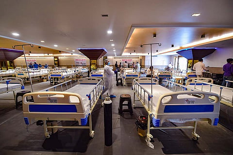 COVID-19 isolation ward in hospital in New Delhi, PTI image