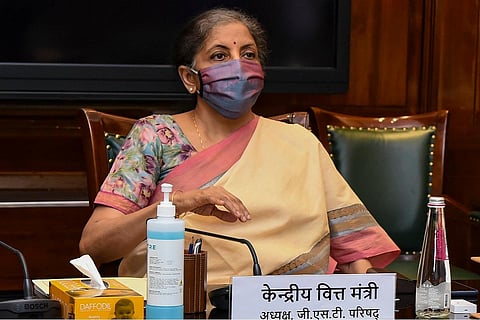 Finance Minister Nirmala Sitharaman chairing 41st GST Council meeting