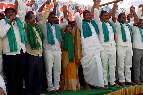 178 turmeric farmers contesting LS polls from Nizamabad hold joint rally