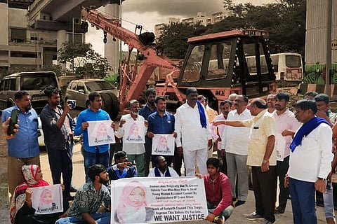 Local protest over girl's death