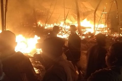 Major fire breaks out at Hyderabad Numaish exhibition, several stalls gutted 