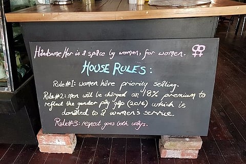 Australian cafe charges men 18% premium in a bid to address gender pay gap