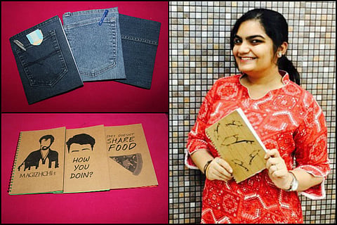 Don't know what to do with old jeans? This Chennai girl will make you a notebook out of it