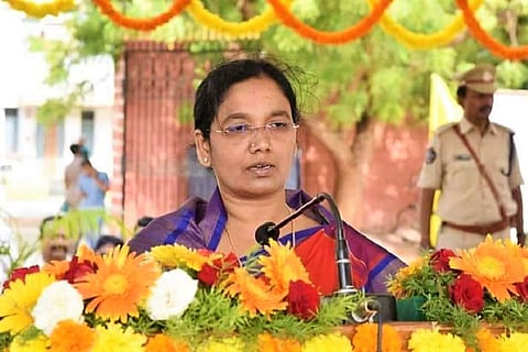 Sharmila's allegations against TDP baseless: Andhra Min Paritala Sunitha hits back