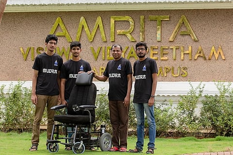 Kerala students develop low-cost self-driving wheelchair with Robotic OS